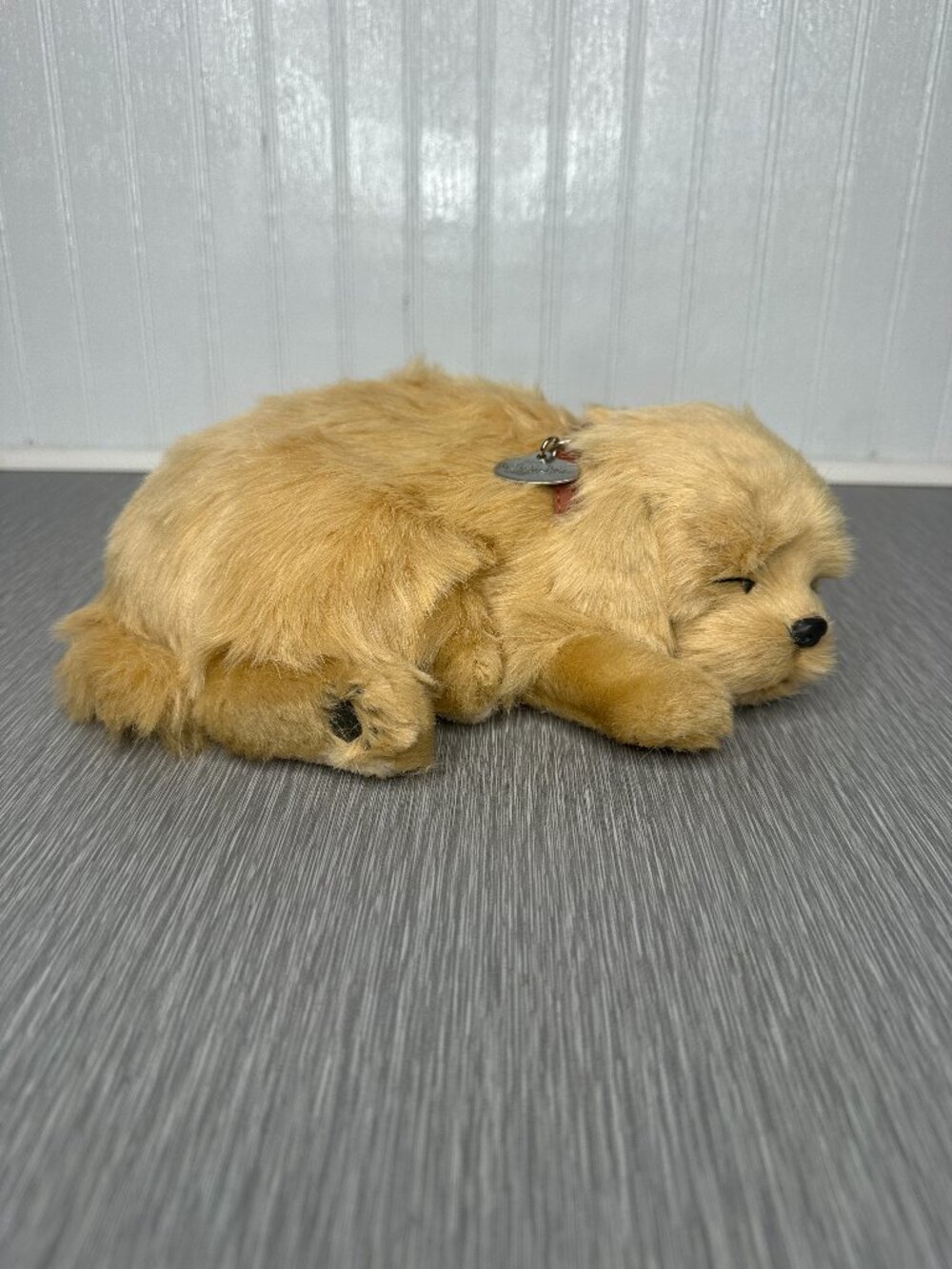 Perfect Petzzz Golden Retriever Puppy Toy Sleeping Breathing Tested